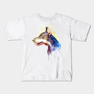 Doberman Profile Head Kids T-Shirt